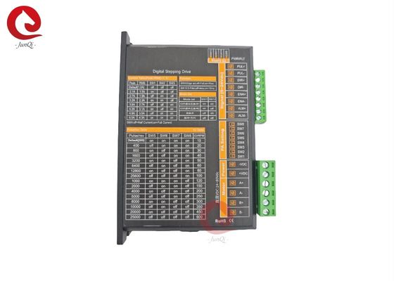 JQ6A Διοδηγός 2 φάσεων βήματος 24-80VDC 1-6A Ελεγκτής βήματος για Nema17 Nema 23 Nema34
