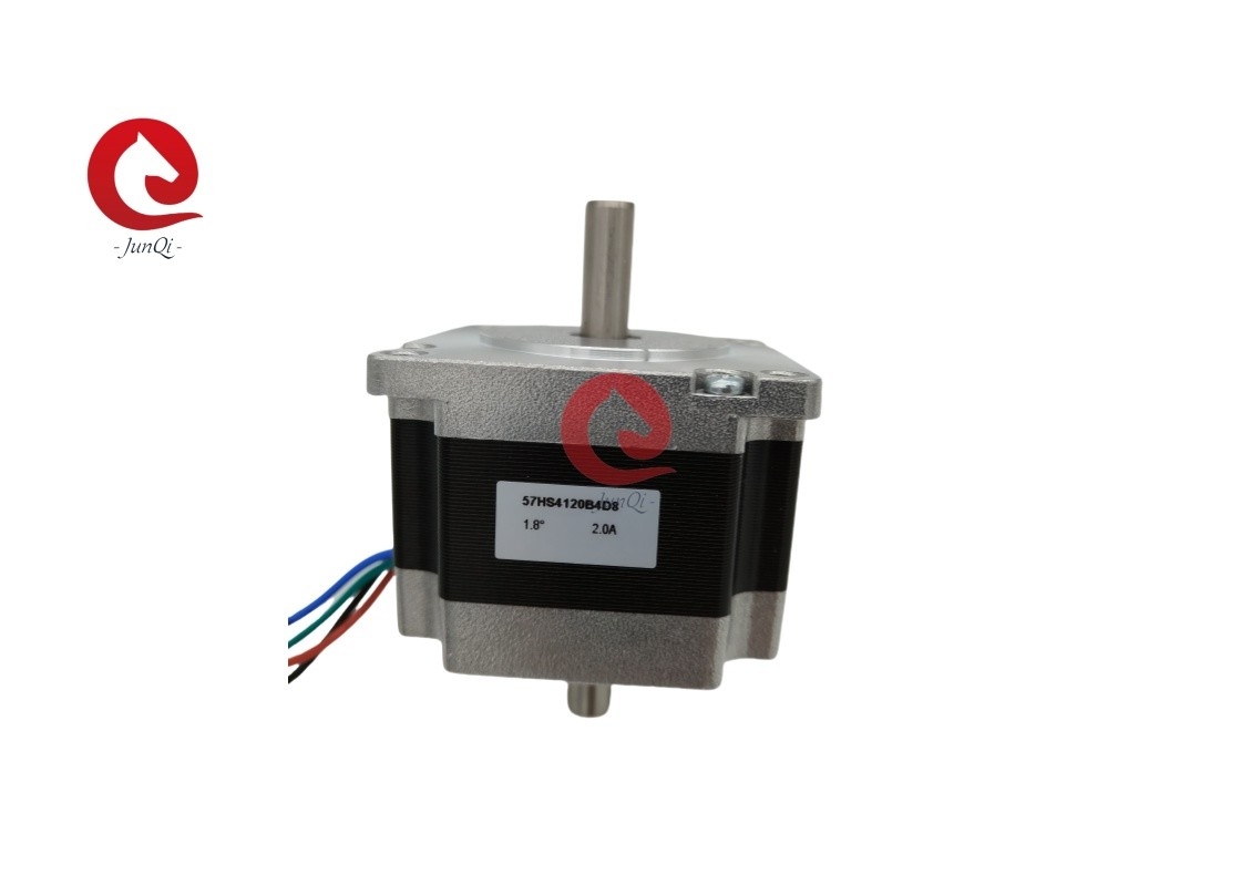 Junqi Nema23 Δύο άξονα βήμα κινητήρα 57HS4120B4/ B4D8 Χολίνγκ ροπή 0,55N.m/0,7N.m