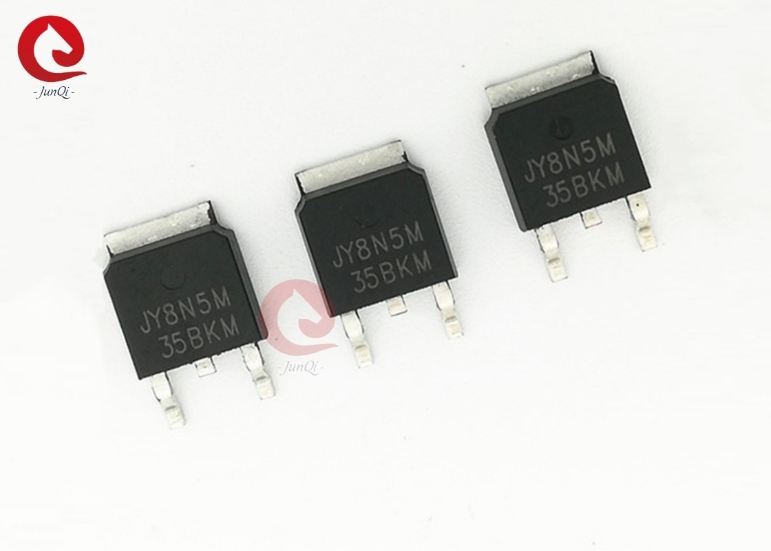 Τρόπος ενίσχυσης καναλιού N Δύναμη MOSFET JY8N5M TO252 Δύναμη υψηλής ισχύος 500V 4A Τύπος εφέ πεδίου